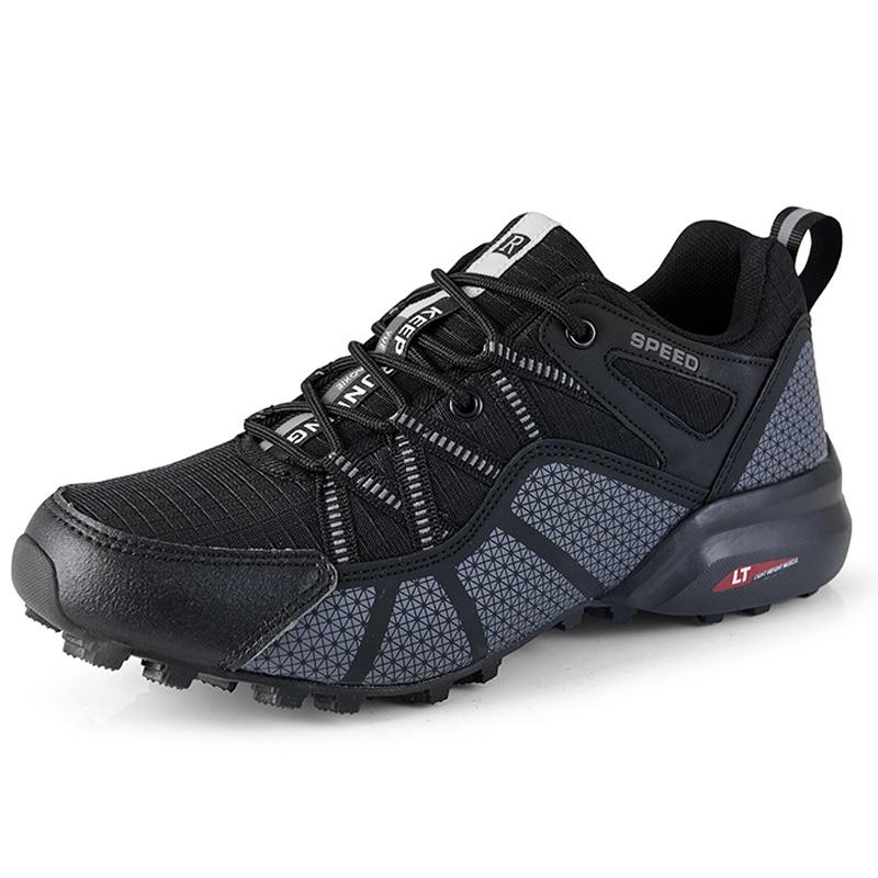 Men Outdoor Lockless Bicycle Shoes,Breathable And Comfortable,Non-slip And Wear-resistant,Suitable For Flat Bicycles and Hiking