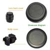 1Set Cover Protector Lid Rear Lens Cap Cap Set Camera Body Cap for Canon 700D70D 6D2 5D4 1DX DSLR