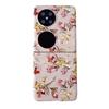 Ins Wind Applies To Huawei Pocket2 Folding Screen Mobile Phone Case Huawei PuraX Retro Floral Skin Matte Case