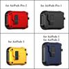 KEYSION Bluetooth Earphone Case for Apple AirPods Pro 2 1 With Switch and Hook Silicone+PC Shockproof Cover for AirPods 3 2 1