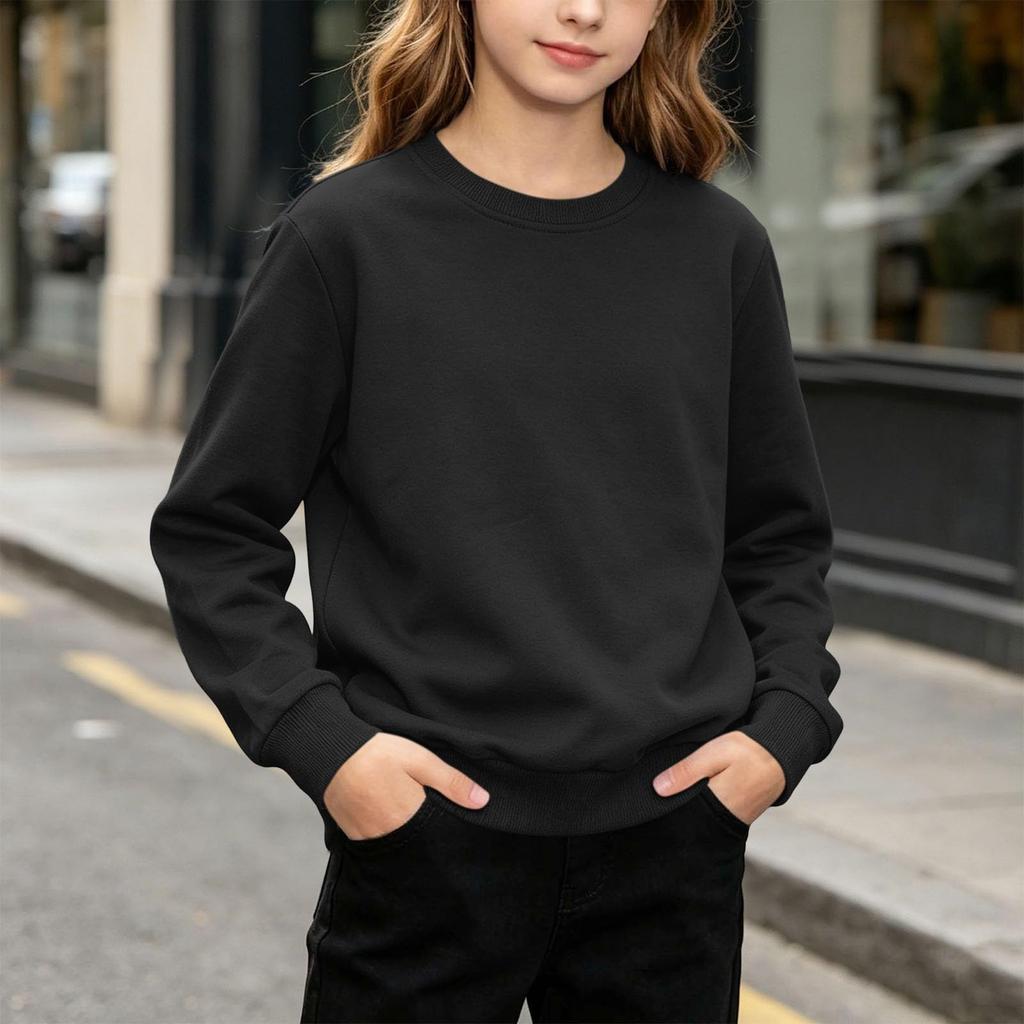 Lässiges Langarm-T-Shirt für Jungen und Mädchen für den Alltag