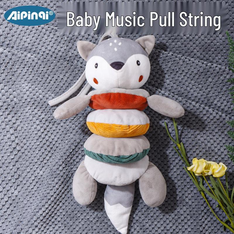 Aipinqi Baby Musical Plush Rattle Toy for Crib & Car