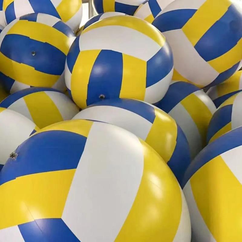 Large Giant Inflatable Beach Volleyball PVC Material 0.6-1.5m Family Gatherings Beach Ball Kindergarten Outdoor Play Sports Toy