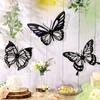 3pcs Butterfly Metal Wall Decor – Black Dragonfly, Hummingbird, and Butterfly Wall Art, Elegant Hanging Wall Decor
