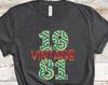Vintage 1981 T-Shirt and kids shirt: 40th Birthday Gift