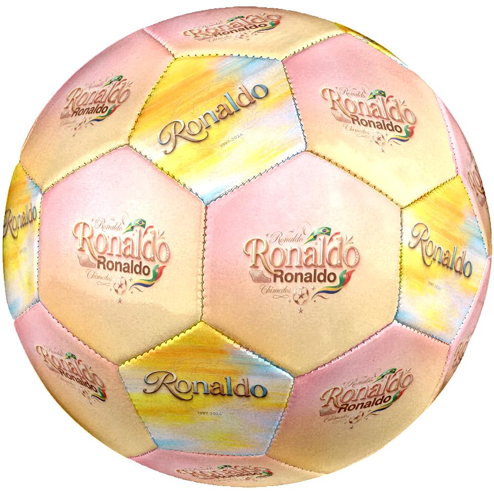 Ronaldo's Legacy Sports Size 5 Soccer Ball Machine-Stitched Indoor/Outdoor Universal Football Surprise Collection Gift