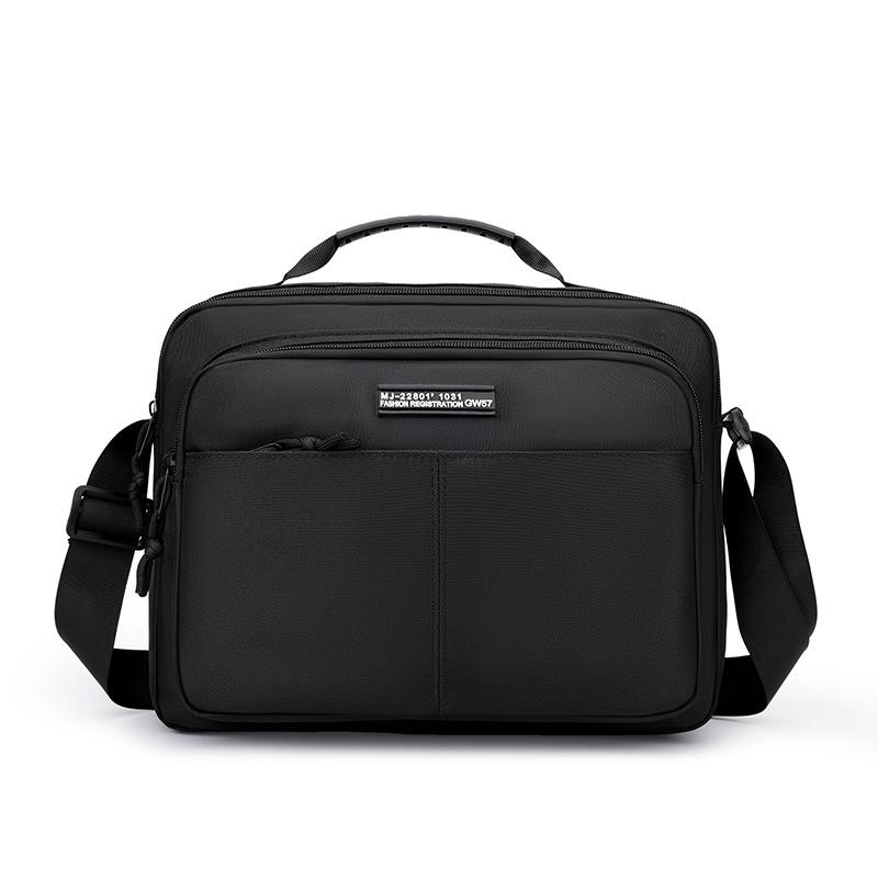 Men's Handbag Shoulder Bag Lightweight Waterproof Wear-Resistant Nylon Bag