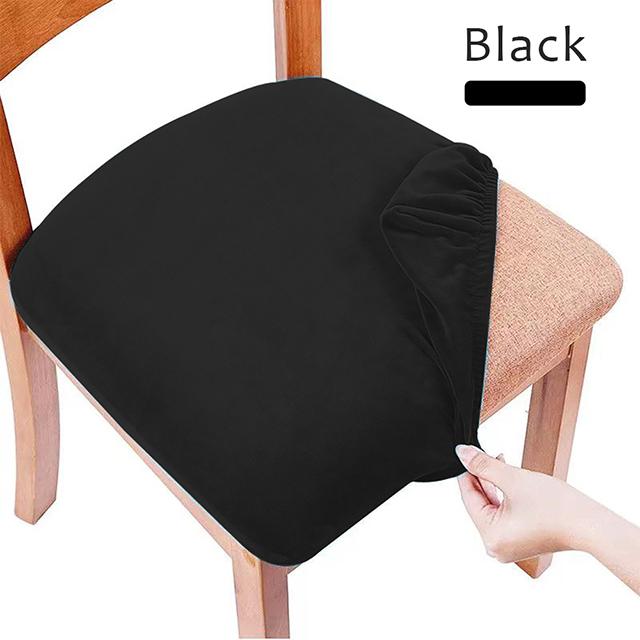 Sametový potah na sedák Potah na jídelní židli Protiskluzový chránič židlí Potah Polyester Snadno se hodí do kanceláře Kuchyň Banket Party