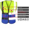 Custom Your Text Logo High Visibility Security Reflective Vest Personalized Construction Traffic Outdoor Safety Cycling Wear
