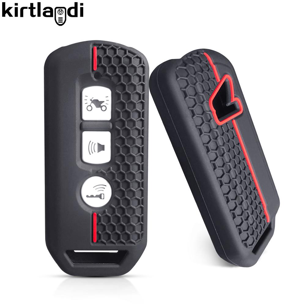 Silicone Key Cover Keychain Key Case For Honda Forza 125 SH PCX Xadv 750 Forza 250 350 ADV Sling Forza 300 SH XAV Xlov Super Cup