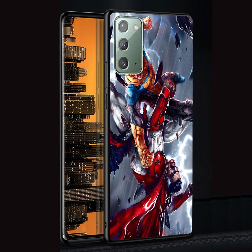 Invincible Comic Case for Samsung Galaxy Note 20 Ultra 8 10 Lite 9 TPU Phone Cover Note 10 Plus Black Soft Shell Funda Capa