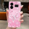 For Realme GT5 GT 5 240w Case Luxury Fashion Butterfly Flowers Clear Soft Silicone TPU Transparent Phone Case Back Cover Capas