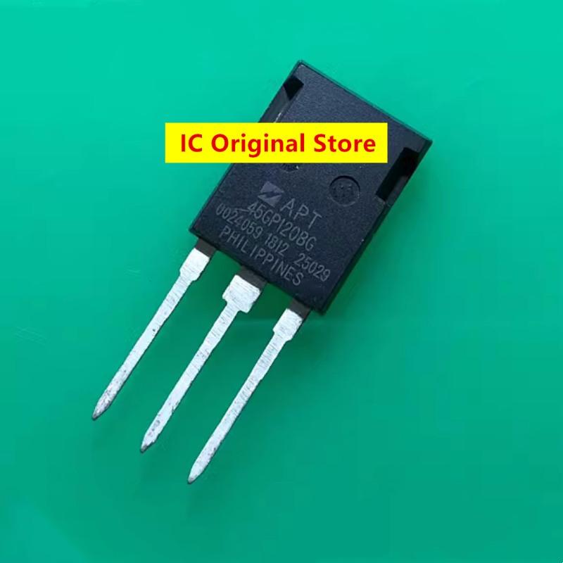 5pcs APT45GP120BG Import Original TO-247 IGBT 1200V 100A 45GP120 MOS Field Effect Tube Electronic Components IC Chips APT45GP120