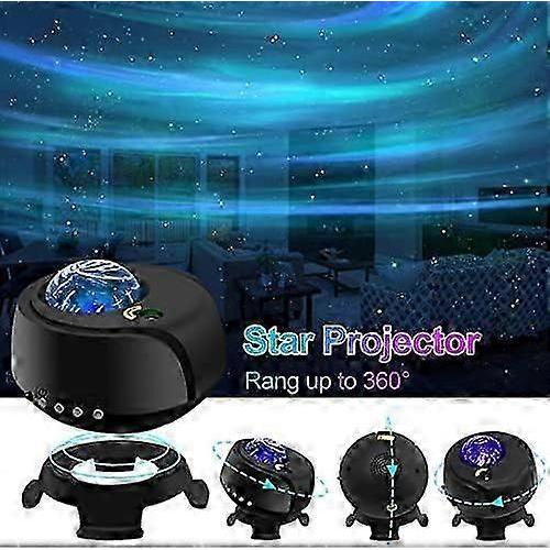 The Largest Coverage Area Galaxy Lights Projector 2.0, Star Projector, With Changing Nebula And Galaxy Shapes Space Night Light_Onyx