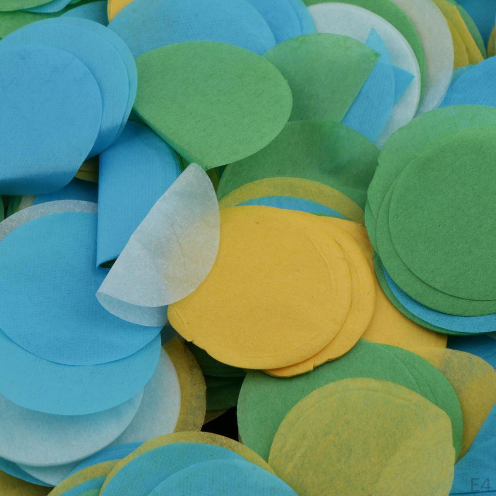 30 Confetti Round Tissue