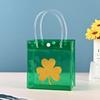 Hoge Kwaliteit PVC Transparante Flexibele Tote Bag Bloemen Boodschappentas Grote Capaciteit Shopping Bag Verpakkingstassen Hand Cadeautassen