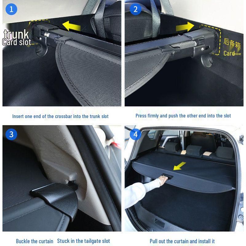 Subaru XV, Forester, Outback Sluneční clona do kufru & Doplňky pro dělicí systém úložného prostoru pátých dveří