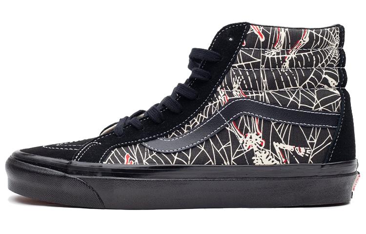 Vans Sk8-Hi 38 DX Anaheim Factory OG - Black Spider Web 35