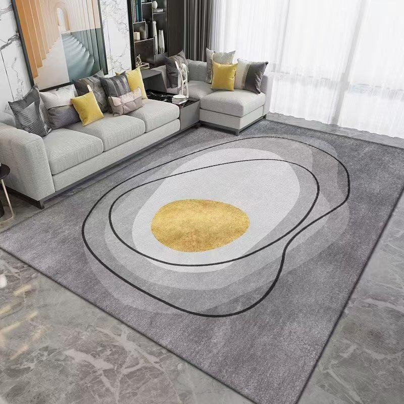 Nordic Winter Classic Imitation Cashmere Living Room Rug for Large Areas