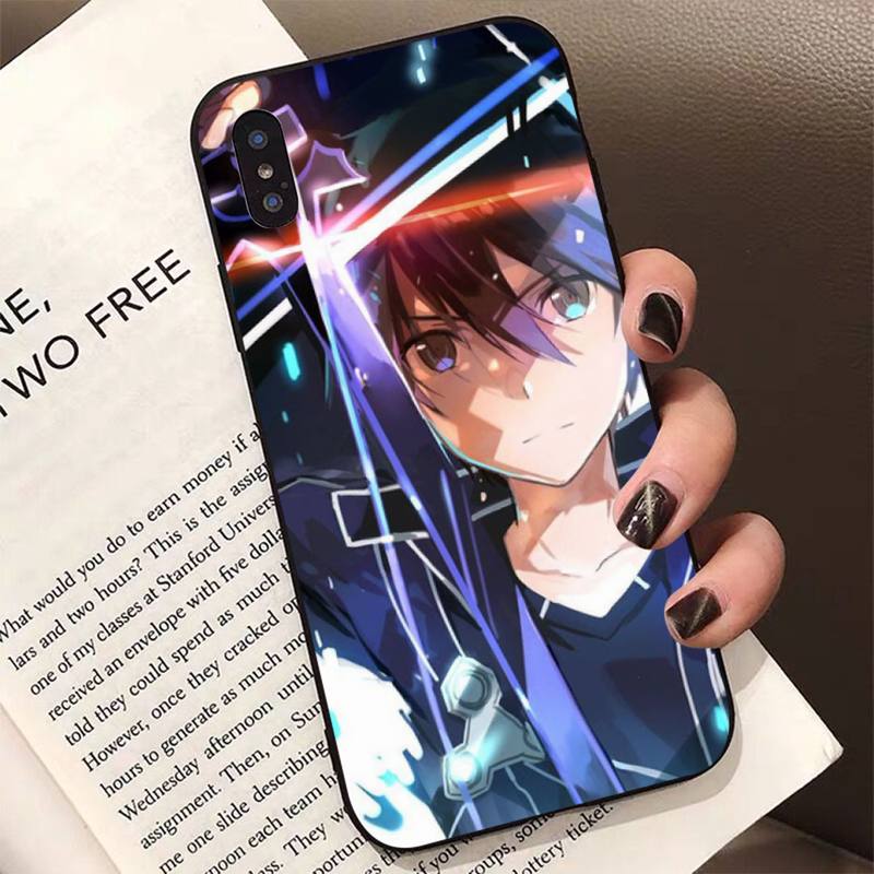 Anime Sword Art Online SAO Phone Case for iPhone 11 12 13 mini pro XS MAX 8 7 6 6S Plus X 5S SE 2020 XR case