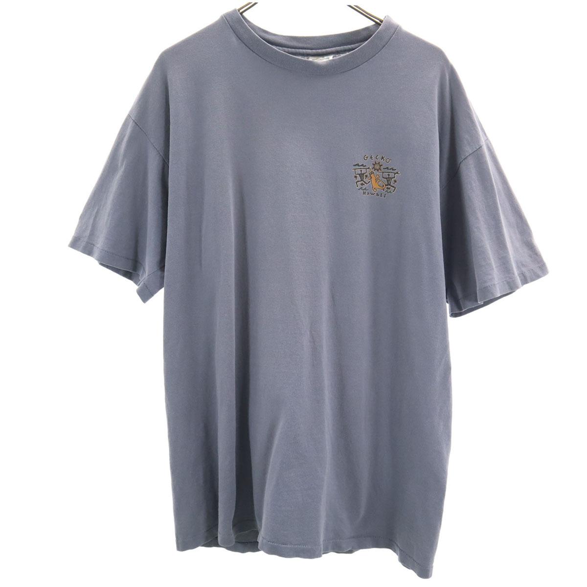 

COTTON DELUXE 90-х годов Сделано в США Старая футболка с коротким рукавом XL Одинарная строчка Мужская Б/У