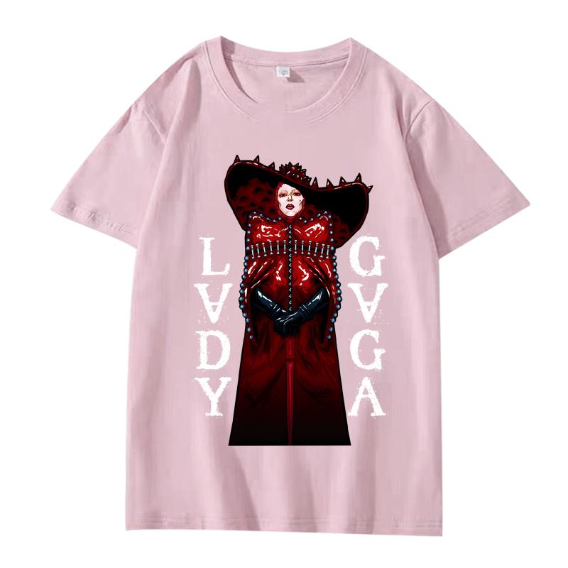 Abracadabra Lady Gaga Classic T Shirt men women Oversized 100% Cotton Hot sale short sleeve Summer print Unisex plus size tops
