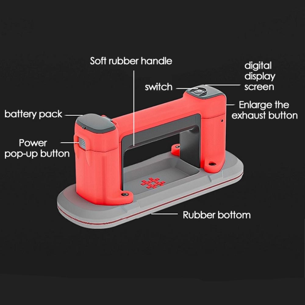 Mini Narrow-strip Electric Suction Cup 120kg LED Display Vacuum Lifter Strong Load Capacity 120KG Heavy-Duty Handling Tools