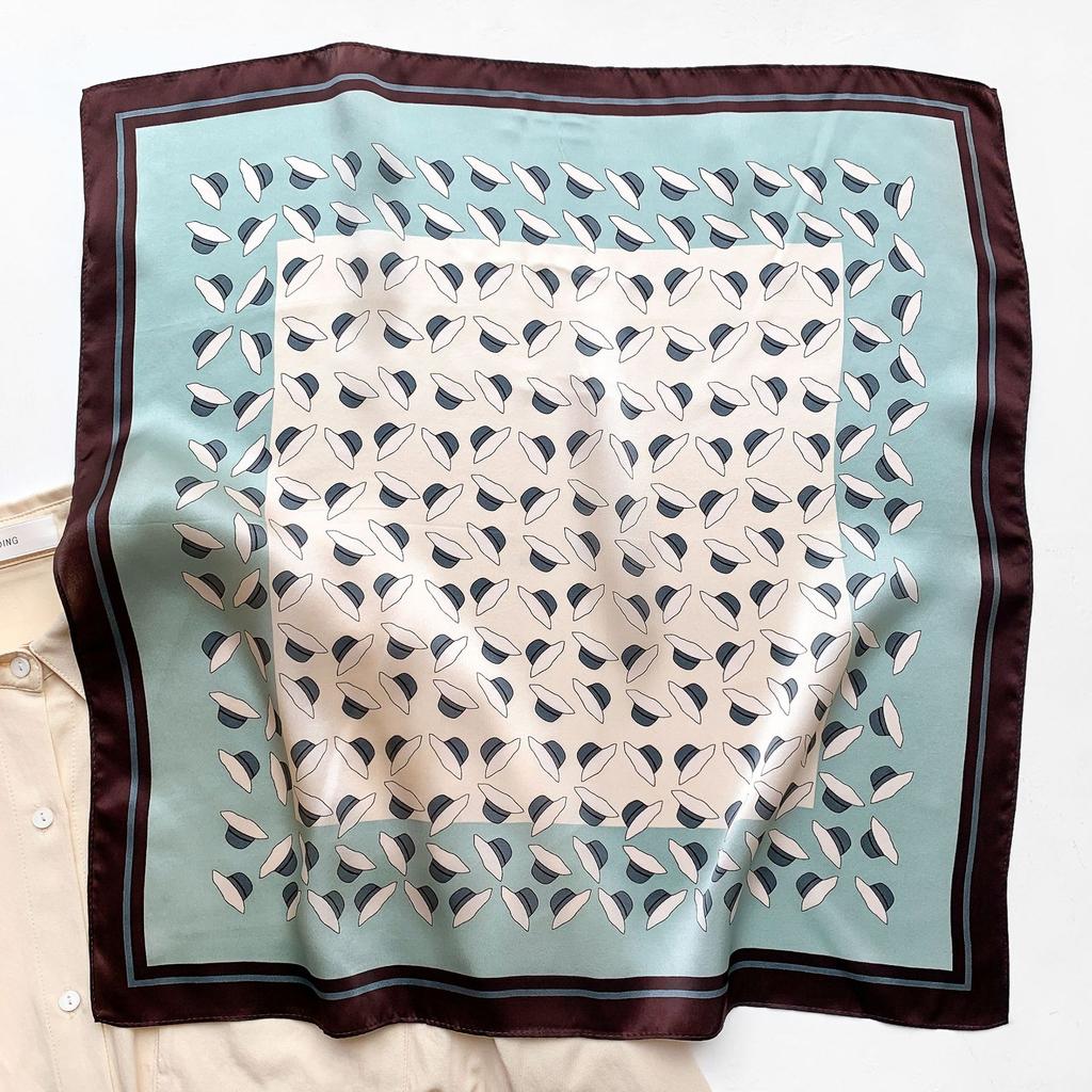 53 * 53 cm Mulberry Silk Lite firkantet skjerf Multifunksjonelt Profesjonell motedekorasjon Silkeskjerf for vår- og høstvarmesjal