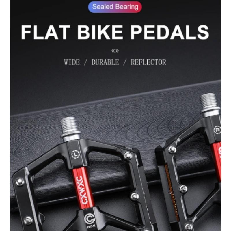 CXWXC Platform Bicycle Pedals CX-930 For MTB Mountain Bike BMX Hybrid Bikes Parts Sealed Bearing All-round Bike Pedals