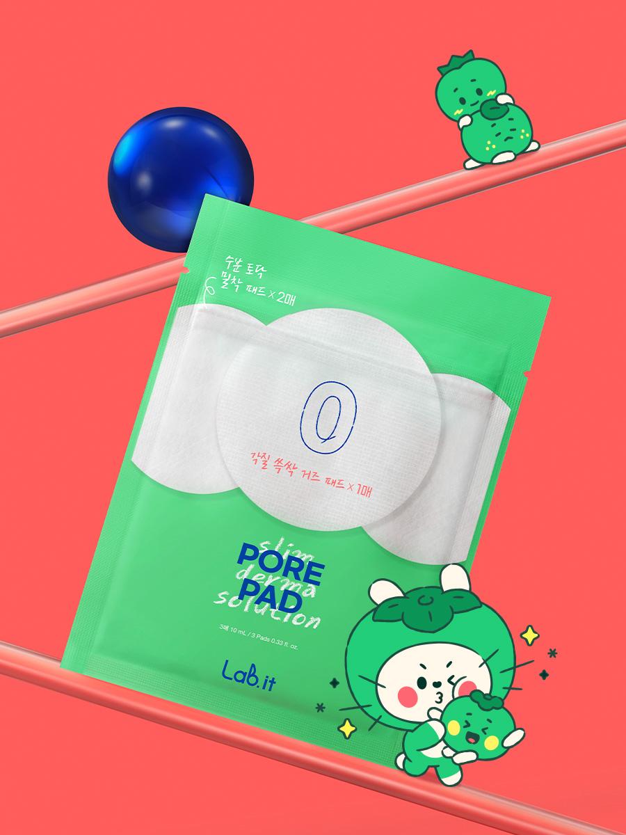 Dr.G Labit Pore Pad Set (3 Count) 1ea