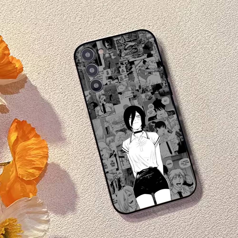 Cool Anime Girl R-Reze Phone Case For Samsung Galaxy A73,A72,A71,A70,A53,A52,A51,Others Soft Black Cover