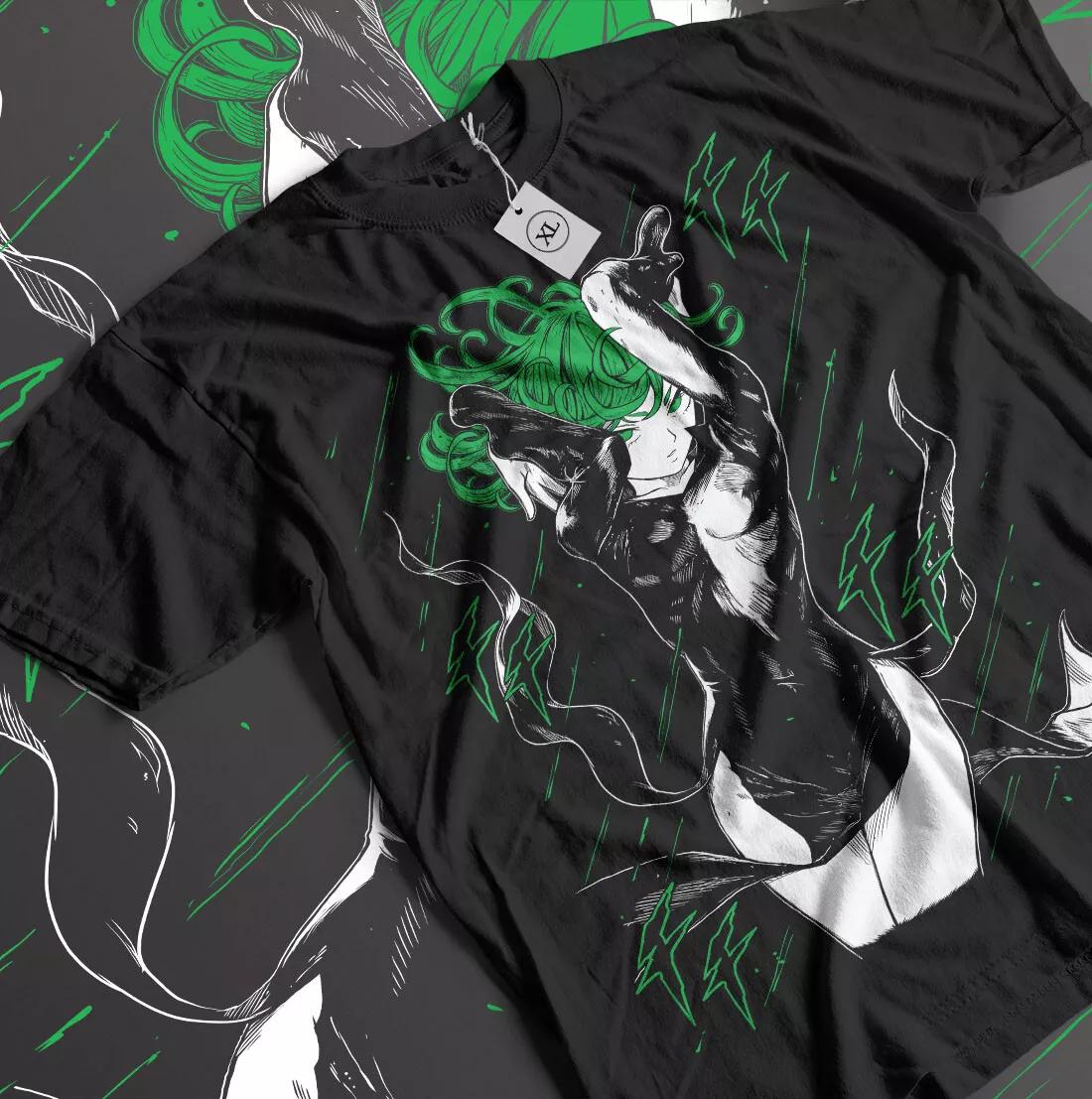 

Футболка Тацумаки Ванпанчмен Аниме Манга Злодей Каваий Смешной Подарок Футболка S