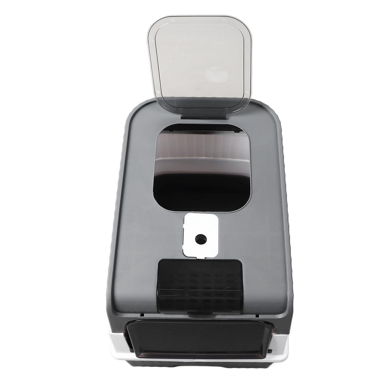 

Закрытый кошачий лоток Большое пространство Защита от грязи Удаление запаха Дизайн с выдвижным ящиком Портативный кошачий лоток для помещения