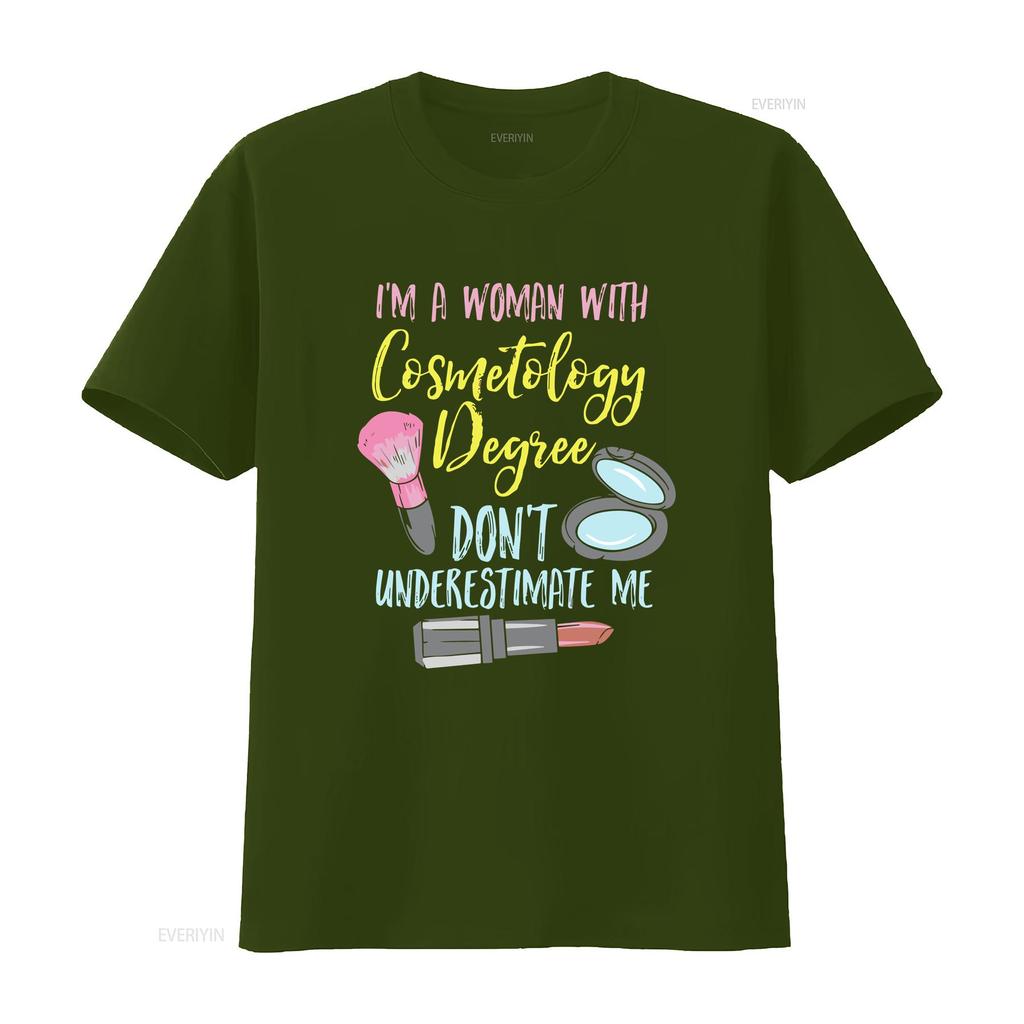 CosmetologisT T Shirt Esthetician Makeup ArtisT Cosmetology Degree Vintage Washed Soft Designer Clothes Casual Stylish