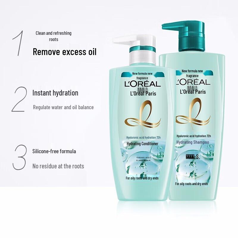 L'Oréal Hyaluronic Acid Hydrating Silicone-Free Shampoo 700ml