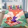 Duvet Cover Cartoon Smiling Critters Pillowcase Bedding Set Adult Boys Girl Bedroom Decoration Children Gift Single Double Size