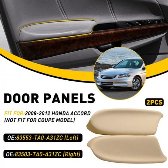 

Beige Front Door Panel Armrest & Base Plate for Honda Accord Crosstour 08-2012 H