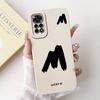 For Xiaomi Redmi Note 11S 4G Case Lovely Letters Soft Silicone Shockproof Phone Cover For Redmi Note 11 Pro Plus Note11 4G Funda