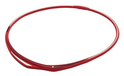 Naszyjnik Phiten RAKUWA Neck EXTREME Twist 43cm Czerwono-Biały