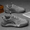 Autumn Men's Shoes New Outdoor Construction Site Work Labor Insurance Shoes Men's Non-slip Wear-resistant Sports Shoes Casual Hiking Shoes Men