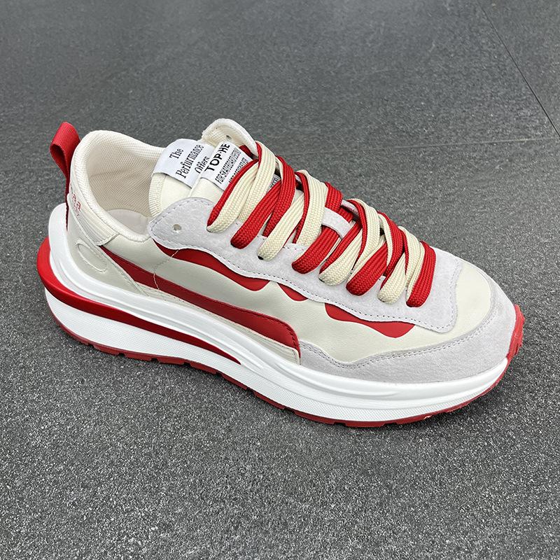 Nuevos zapatos de gofre transpirables para deporte y ocio plataforma zapatos de papá bc