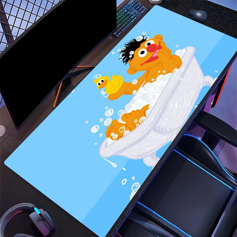 Sesame Street Print Cushion Non-slip Laptop Tablet Big Mousepad XXL Mat Mini PC Playmat With Lock edge