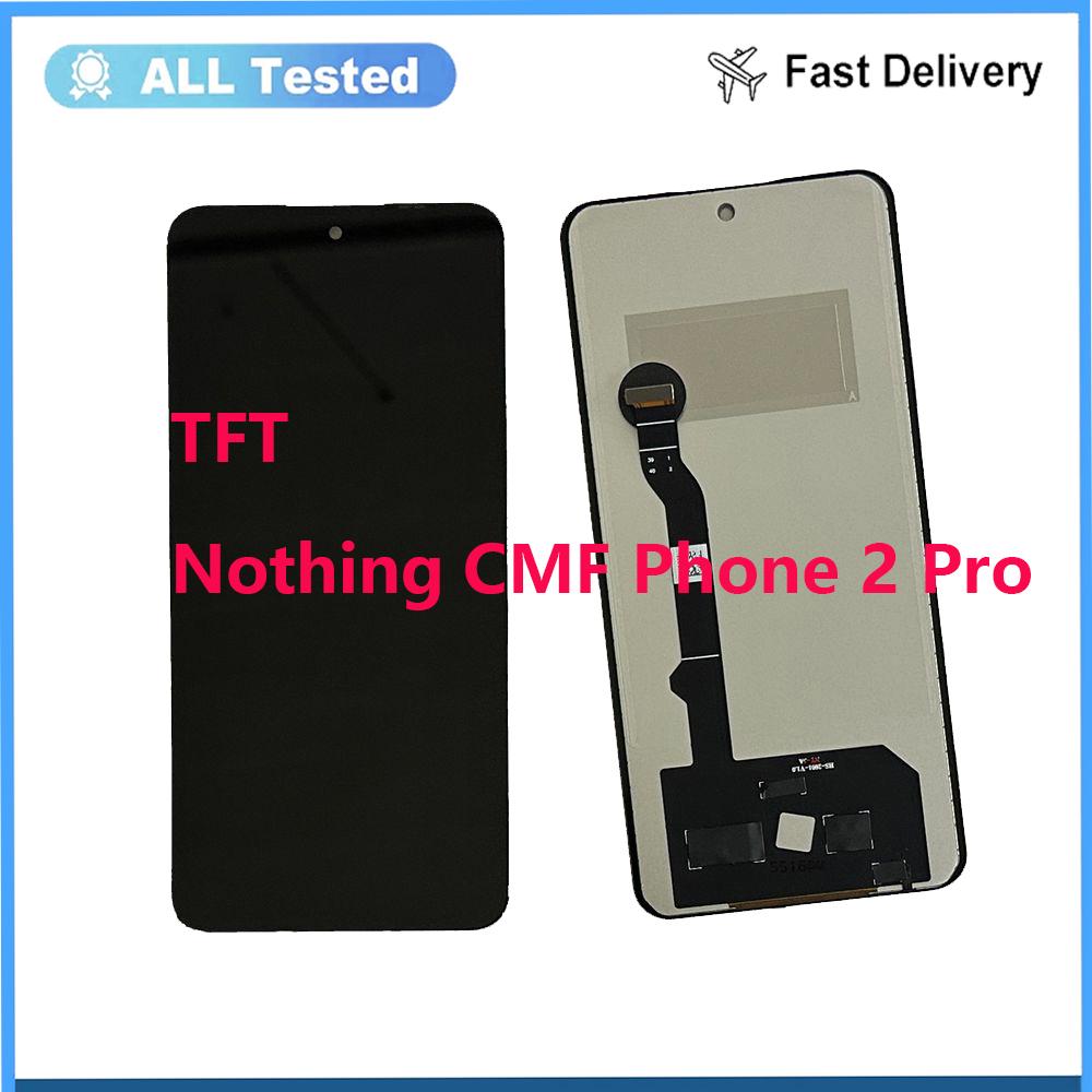 

LCD Screen and Digitizer Full Assembly For TFT Nothing CMF Phone 2 Pro