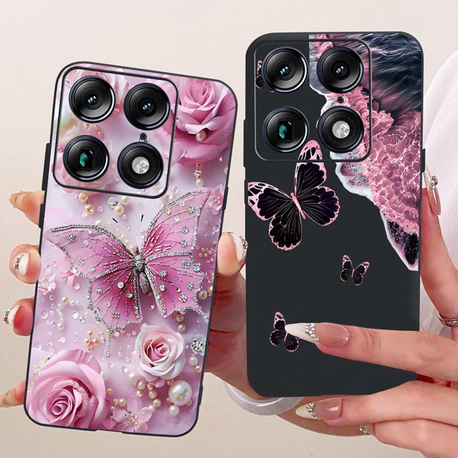 Flower Cartoon Fashion Design Phone Case For Motorola Signature Moto X70 Air Pro 5G Funda Soft Silicone Shockproof Back Cover