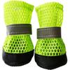 4pcs/set Reflective Dog Shoes Anti Slip Wear-resistant Pet Foot Covers Lightweight Adjustable Pet Paw Protector Rain Snow Boots