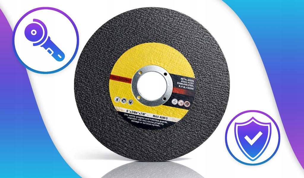 Tarcza Do Cięcia Metalu Tnąca 125Mm 1,2Mm Korundowa Dysk 22,2Mm Mocna