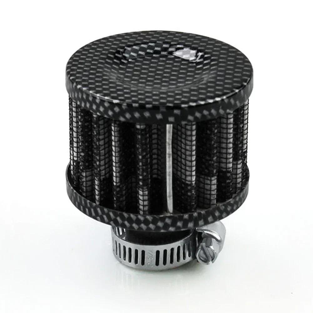 Excellent Breathability Air Filter for Car Motorcycle Quad Bike 12MM Round Crank Case EngIne Breather Oil Air Filter