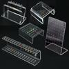 Clear Acrylic Jewelry Rack Needle-style Ear Nail Earring Shelf Earrings Display Board Necklace Display Rack for Women