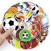 50 Mixed Sports Stickers: Baseball, Rugby, Skateboard, Water Bottle, Suitcase Decor
