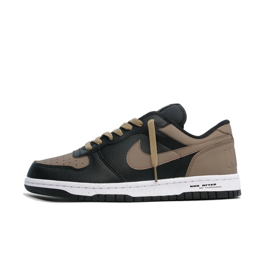 Nike Big Mocha Chocolate Abrasion Resistant Abrasion Resistant Low top Skateboard Shoes Men's Black Brown 355152-016(Team664-)